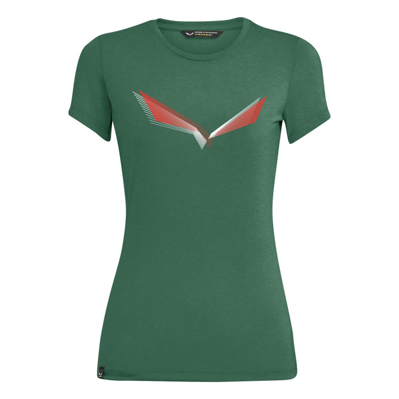 Camisetas Salewa Lines Graphic Dry Mujer Verdes Mexico (MK3587196)